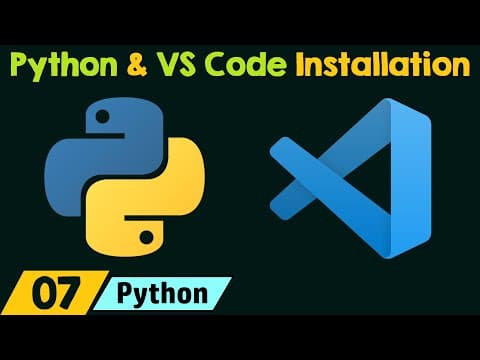 Python and Visual Studio Code Installation thumbnail