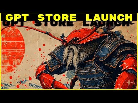 OpenAI GPT Store Launch 🔥 you are NOT prepared... thumbnail