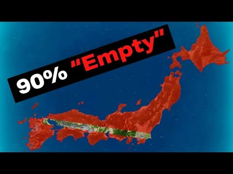 Why Is Most of Japan So Sparsely Populated? thumbnail