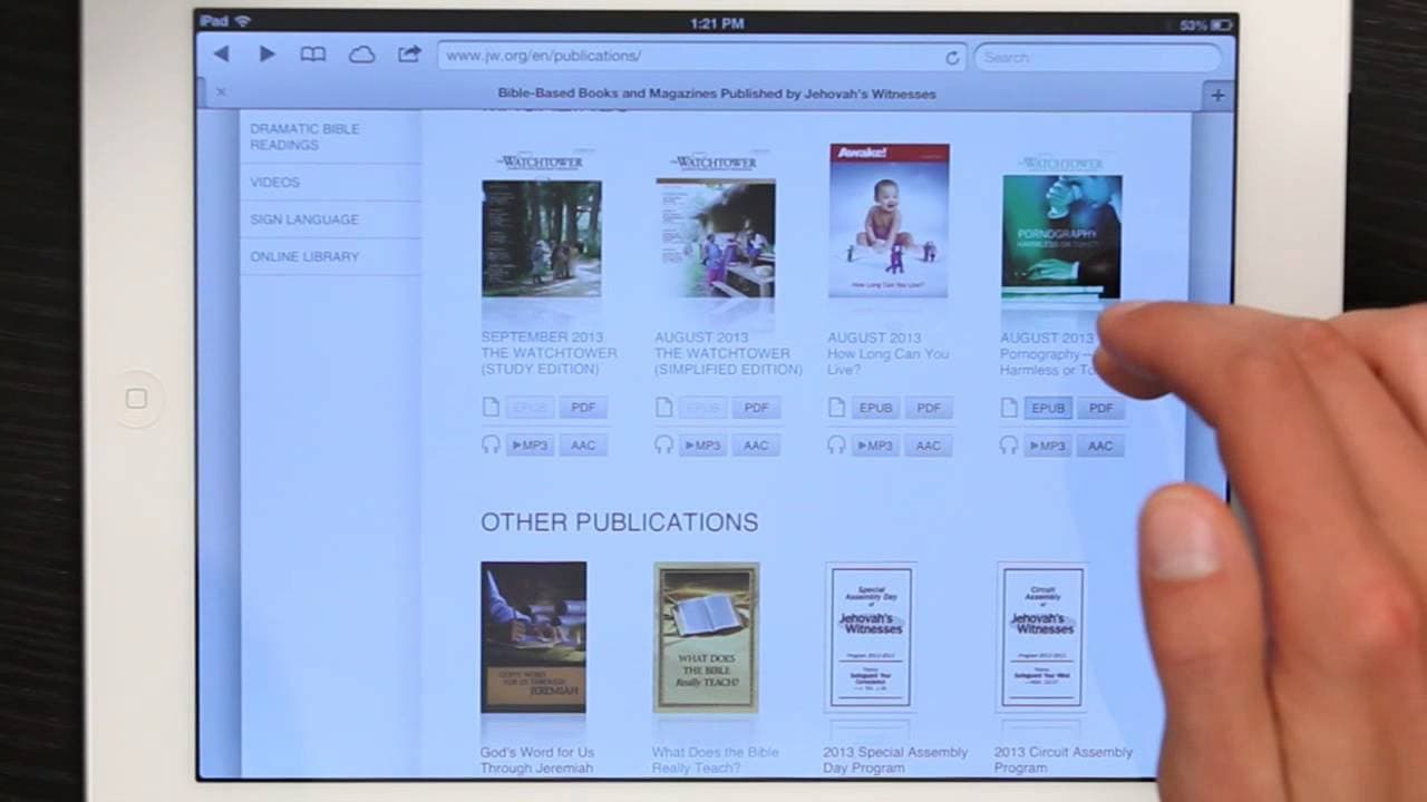 YouTube video player