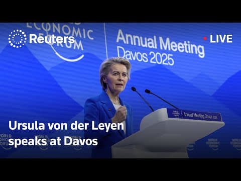 LIVE: Ursula von der Leyen’s special address at Davos thumbnail
