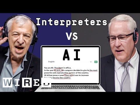 Pro Interpreters vs. AI Challenge: Who Translates Faster and Better? | WIRED thumbnail