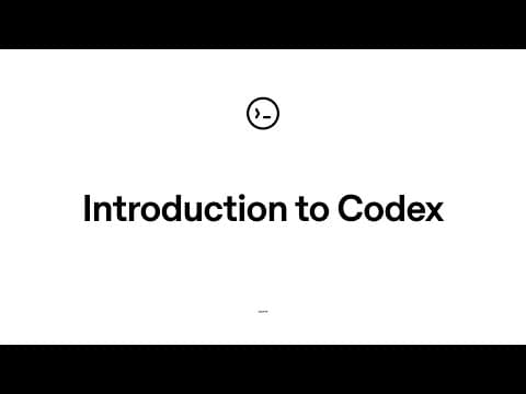 How to Set Up Codex for Coding Workflows thumbnail