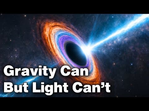 If Light Can’t Escape a Black Hole, Why Can Gravity? thumbnail