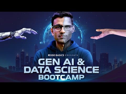 AI and Data Science Bootcamp is now LIVE | Artificial Intelligence Course thumbnail