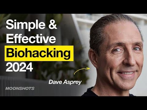 The 5 Biohacks Anyone Can Implement To Live Longer w/ Dave Asprey | EP #109 thumbnail