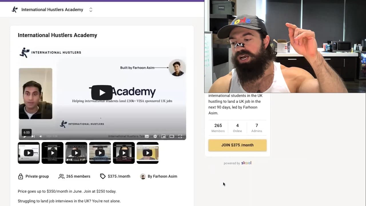 YouTube video player