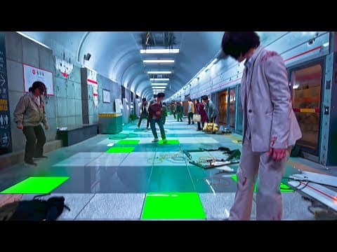 Monsters Flood the Subway and Only Those Who Stand on Green Tiles Will Survive thumbnail
