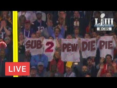 I Advertised Pewdiepie At The Super Bowl thumbnail