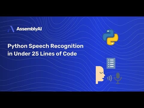 Python Speech Recognition in 5 Minutes thumbnail