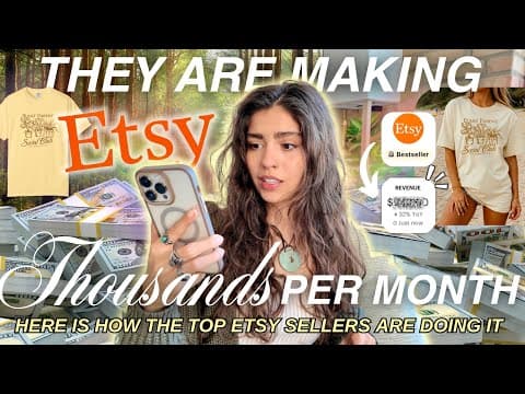 Spying On Top Etsy Sellers To Find What ACTUALLY Makes Them Thousand’s Per Month 💸 thumbnail