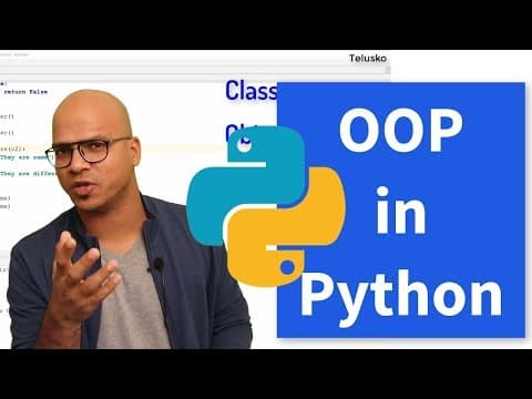 OOP in Python | Object Oriented Programming thumbnail