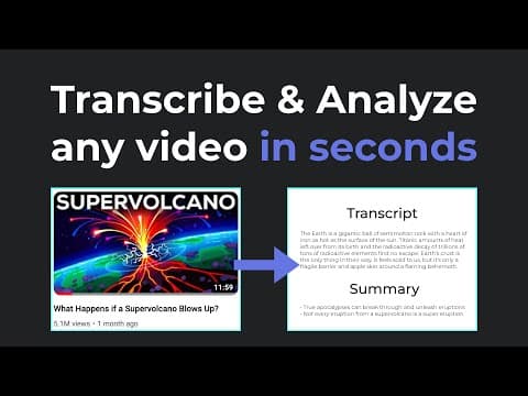 How to Transcribe and Analyze Videos Instantly with AssemblyAI thumbnail
