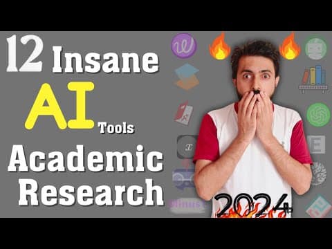 2023 Twelve Best free AI tools for Academic Research || 2023 Latest AI tools || AI for researchers thumbnail