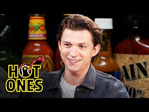 Tom Holland Calls for a Doctor While Eating Spicy Wings | Hot Ones thumbnail
