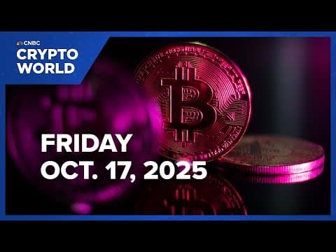 Bitcoin falls more than 8% in a week as crypto pullback continues: CNBC Crypto World thumbnail