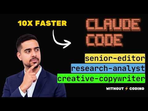 How to 10x productivity with Claude Code agents thumbnail