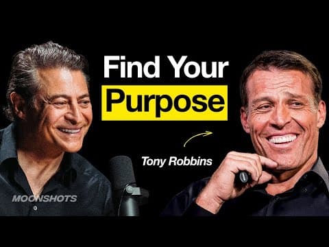 The Secrets to a Successful Life With Tony Robbins | EP #4 Moonshots and Mindsets thumbnail