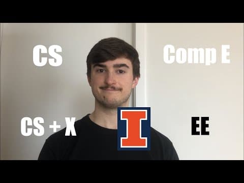 UIUC Computer Science, Computer Engineering, and Electrical Engineering - Differences and Difficulty thumbnail
