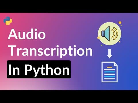 How to Transcribe Audio Files with Python thumbnail