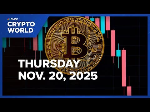 Bitcoin rout continues as the cryptocurrency falls to lowest level since April: CNBC Crypto World thumbnail