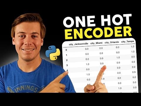 One Hot Encoder with Python Machine Learning (Scikit-Learn) thumbnail