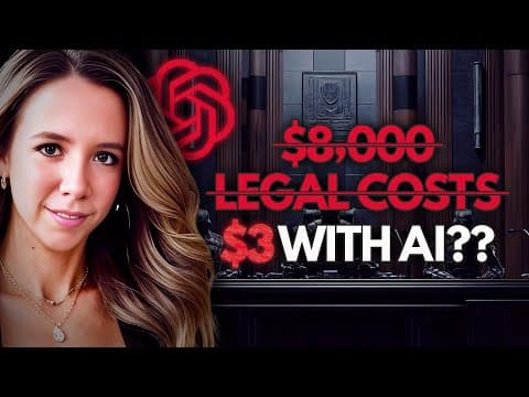 OpenAI CPO Reveals: ChatGPT Turns $8,000 Legal Work into $3 (The Future is HERE!) thumbnail