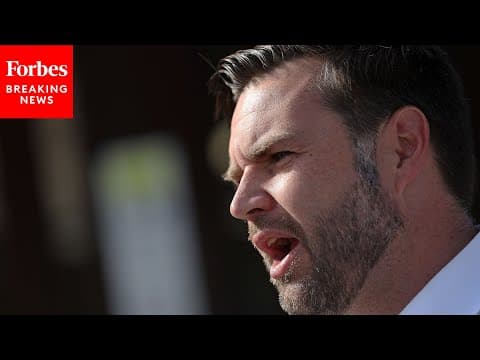 'Pack Your Bags Because You're Going Home': JD Vance Issues Blunt Warning To Illegal Immigrants thumbnail