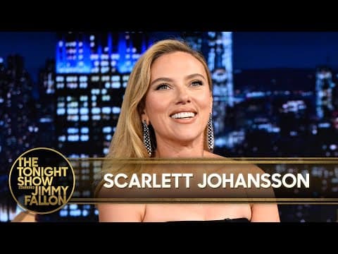 Scarlett Johansson Says Colin Jost Would Outlive Michael Che Against Jurassic World Dinosaurs thumbnail