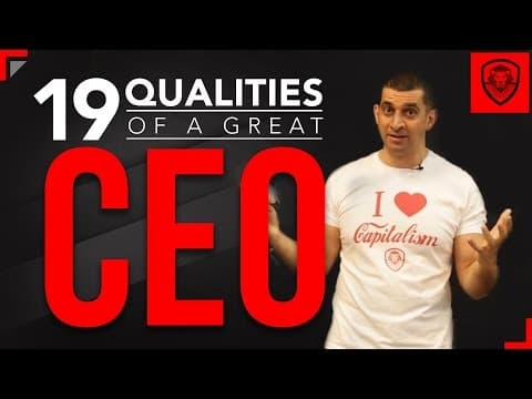 What Are the Essential Qualities of a Great CEO? thumbnail