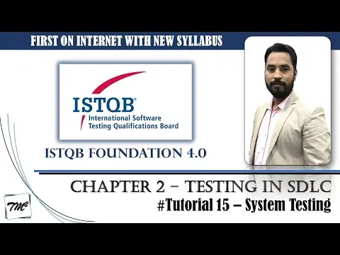 ISTQB FOUNDATION 4.0 | Tutorial 15 | Test Levels | System Testing | CTFL Tutorials | TM Square thumbnail