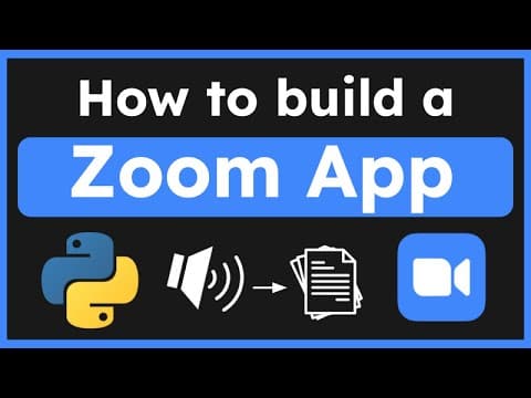 How to Transcribe Zoom Recordings Using Python and API thumbnail
