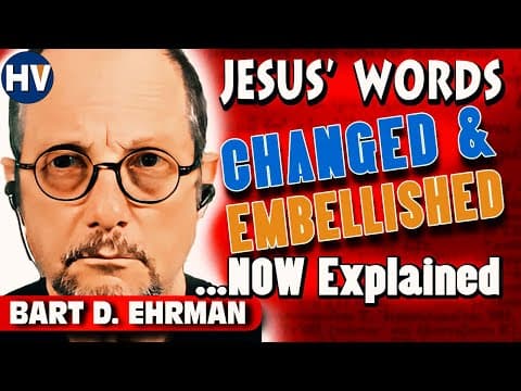 Misquoting Jesus: The Story Behind Who Changed the Bible and Why | Dr. Bart Ehrman thumbnail
