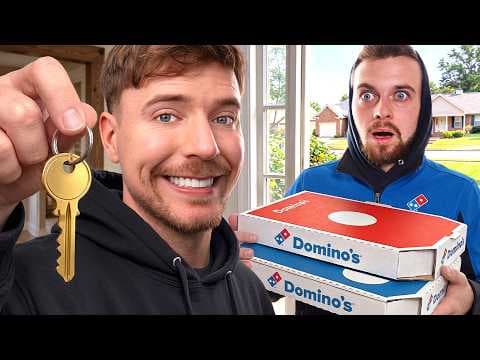 How Did MrBeast Give a Pizza Driver a House? thumbnail
