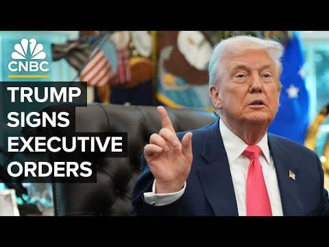 Trump signs executive orders at the White House — 8/25/2025 thumbnail