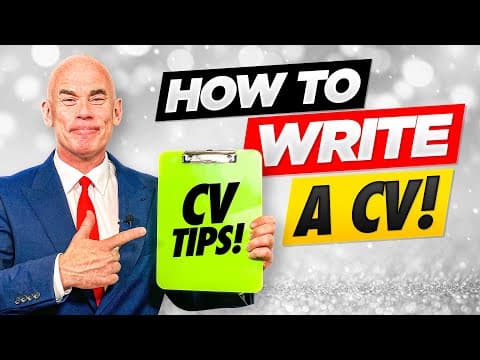 HOW TO WRITE A CV WITH NO EXPERIENCE! (CV Writing Tips & TEMPLATES!) thumbnail