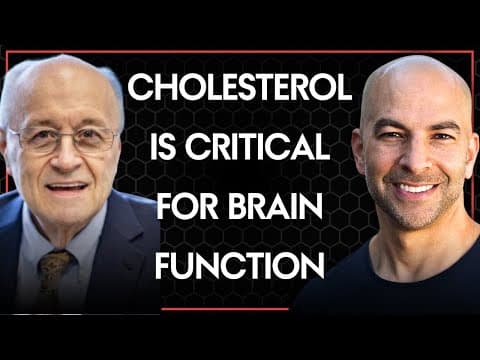Why cholesterol is critical for brain function | Tom Dayspring and Peter Attia thumbnail