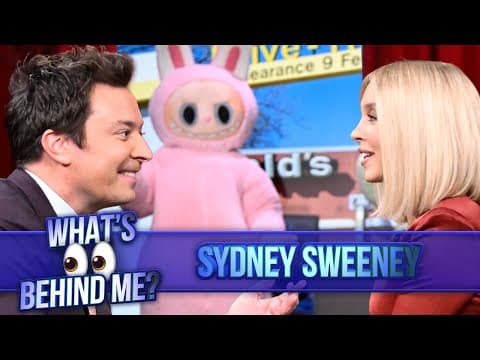What's Behind Me? with Sydney Sweeney | The Tonight Show Starring Jimmy Fallon thumbnail
