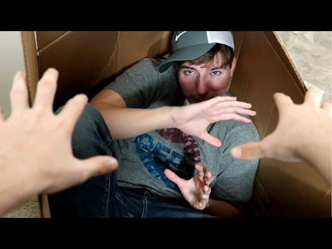 I Mailed Myself IN A BOX & it REALLY WORKED! (Human Mail Challenge) thumbnail