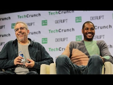 From NBA to ROI with Carmelo Anthony & Stuart Goldfarb (Melo7 Tech Partners) at TechCrunch Disrupt thumbnail