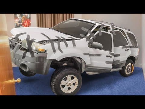 I Took Apart My Friends Car And Put It In His Room thumbnail