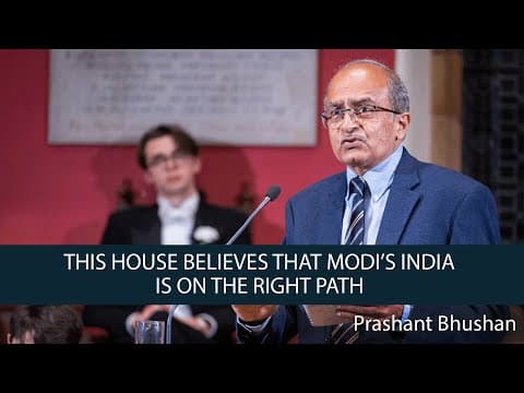 Prashant Bhushan | This House Believes That Modi’s India is on the Right Path | 6/8 thumbnail