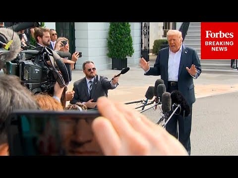 FULL GAGGLE: President Trump Takes Questions From Reporters After Shock Tariff Threat Against Canada thumbnail