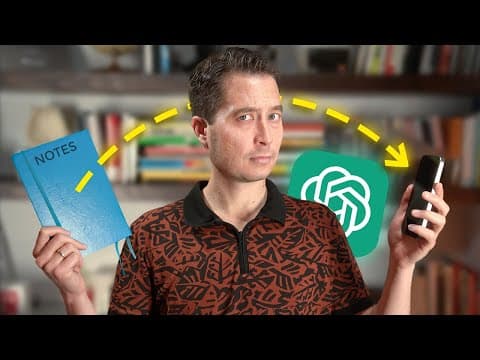How to Use ChatGPT Vision to Digitize Handwritten Notes thumbnail