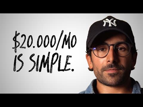 the EXACT path to $20.000/mo (without funnels, cold outreach or sales calls) thumbnail
