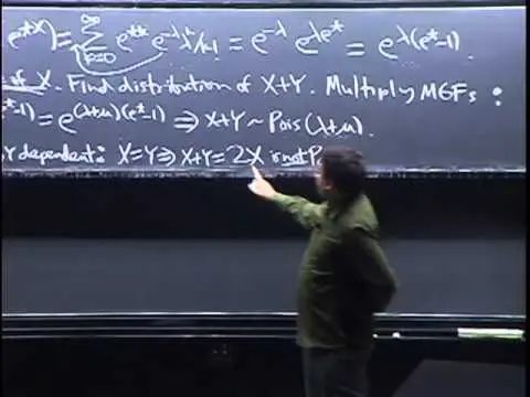 Lecture 18: MGFs Continued | Statistics 110 thumbnail