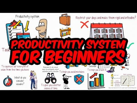 How to Create an Effective Productivity System for Beginners thumbnail