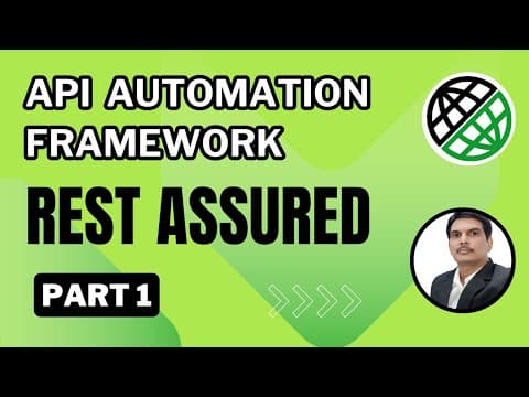 Part 1: Building API Automation Testing Framework in Rest Assured from from Scratch thumbnail