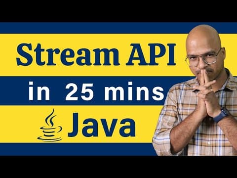 Stream API in Java thumbnail