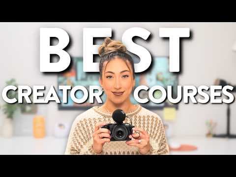 TOP Online Courses For Content Creators or Influencers thumbnail